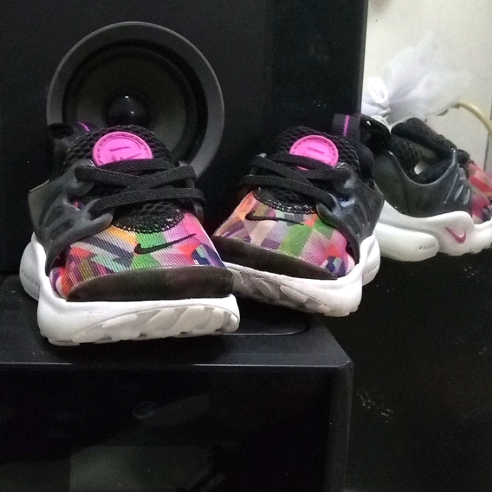 Baby Nike shoes. Multi color size 4c usa